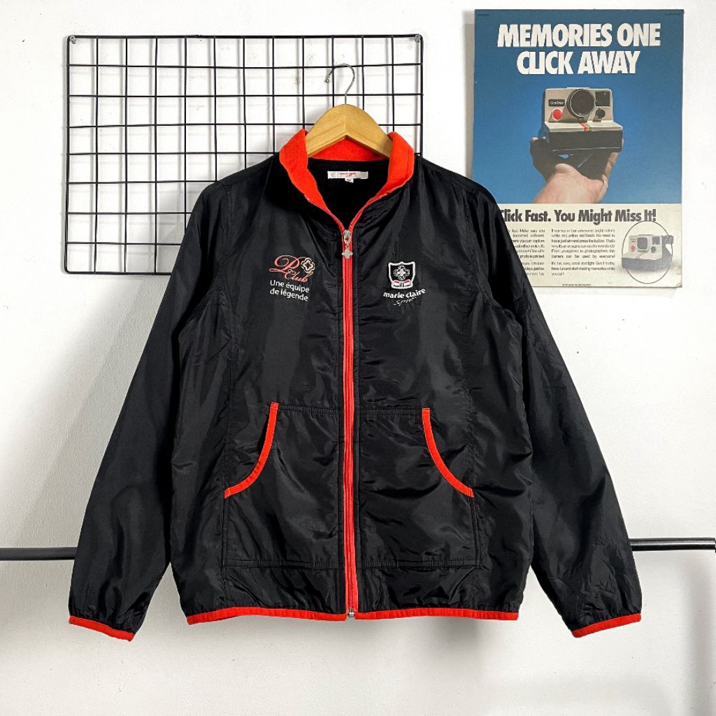 JALET TRACKTOP MARIE CLAIRE SIZE (S) SECOND ORIGINAL, JAKET WANITA, TRACKTOP WANITA, WINDBREAKER, JA