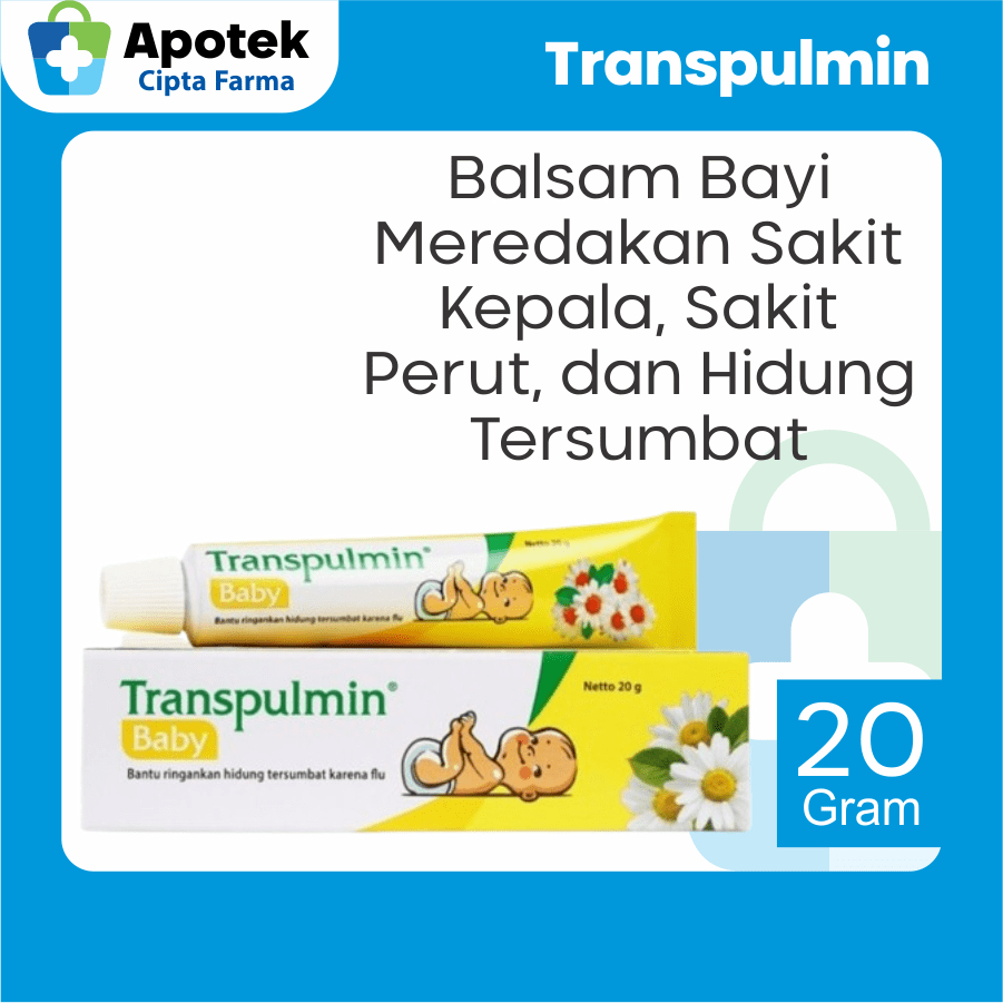 Transpulmin Tranpulmin Transfulmin Baby 20 Gr Balsam Balsem Bayi Untuk Flu Pilek Hidung Tersumbat Ba