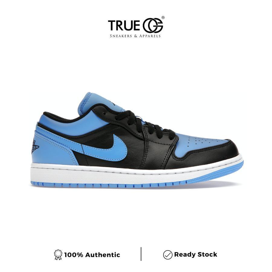 Air Jordan 1 Low Black University Blue Authentic