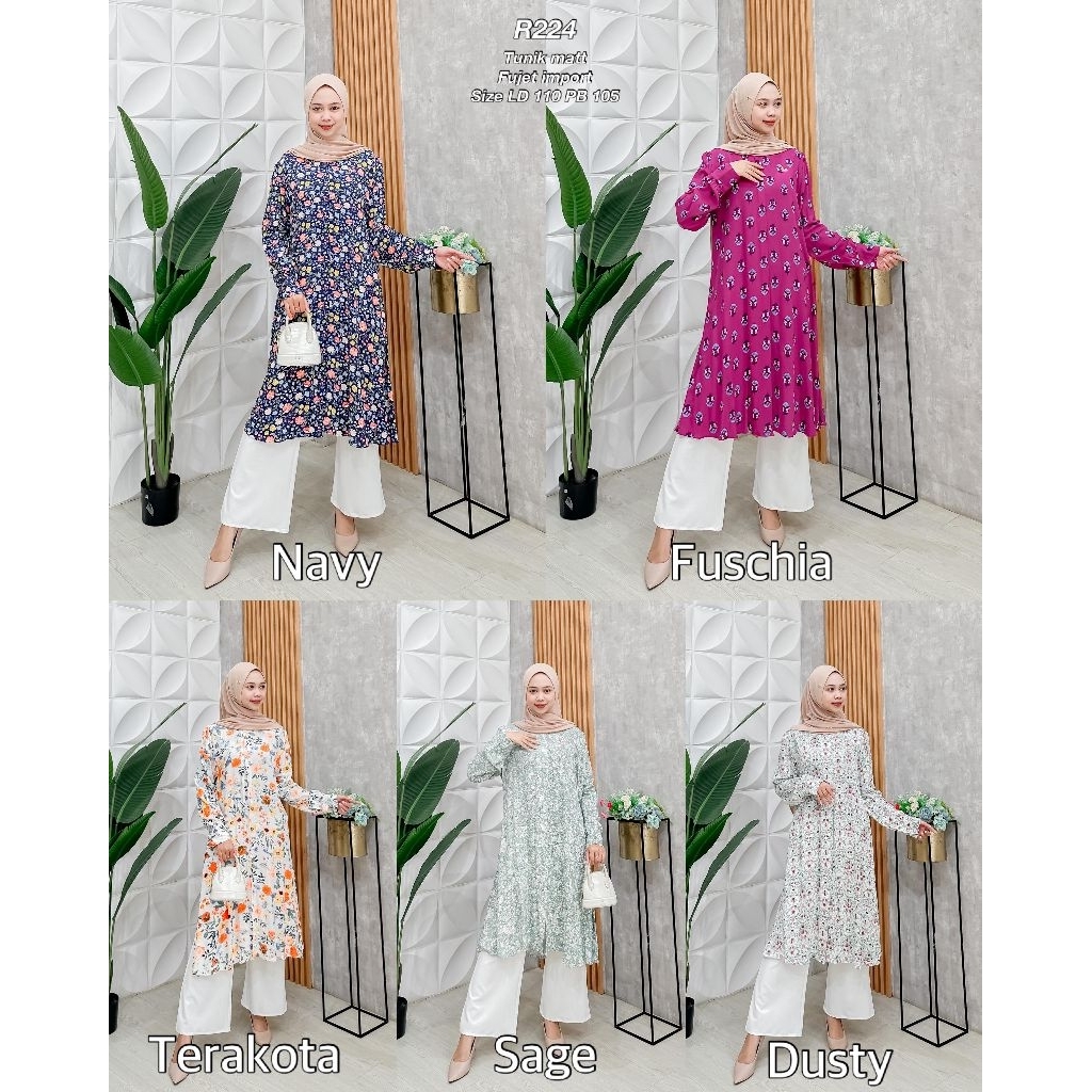 Ribyka R224 Tunik Fujet Import