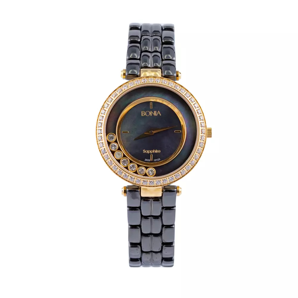 Jam Tangan Wanita Bonia B10123-2237S Black Gold