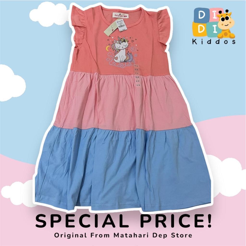 [DIDI KIDDOS] Dress Maxi Pola Susun Ceria dari AERO GIRLS - Special Price