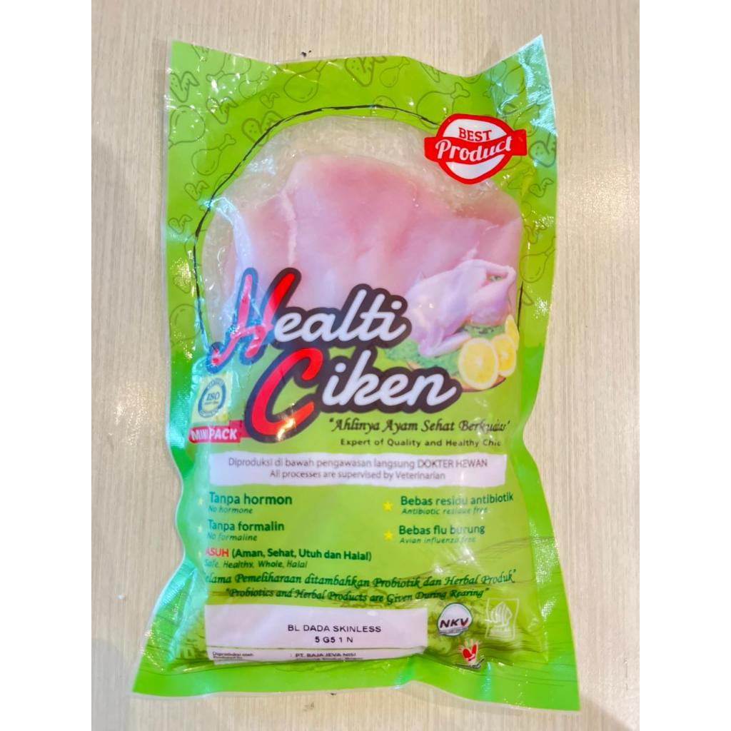

Healti Organic Chicken - Dada Boneless Skinless (500gr) - Bebas Residu Antibiotik dan Hormon