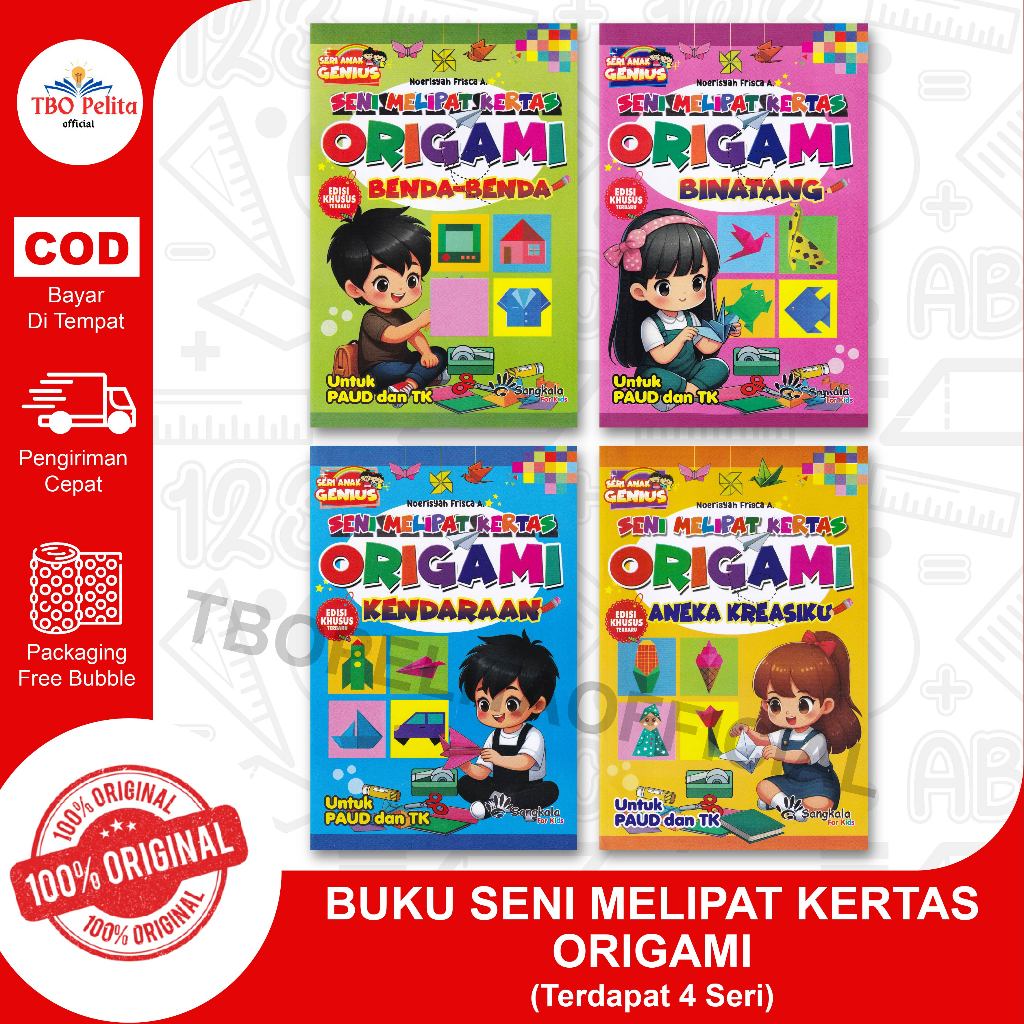 Buku Seni Melipat Kertas - Origami