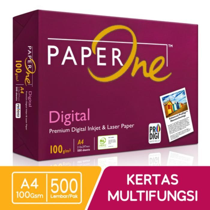 

PAPERONE KERTAS HVS 100GR A4 (1PCK = 100LBR)