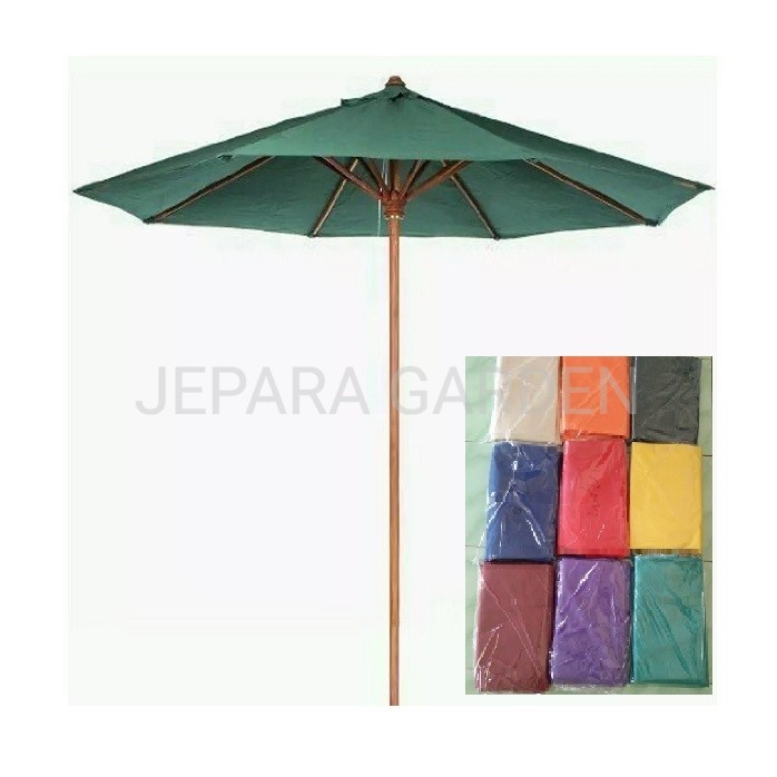 KAIN PAYUNG Meja Kursi Cafe Pantai Outdoor Kain Waterproof