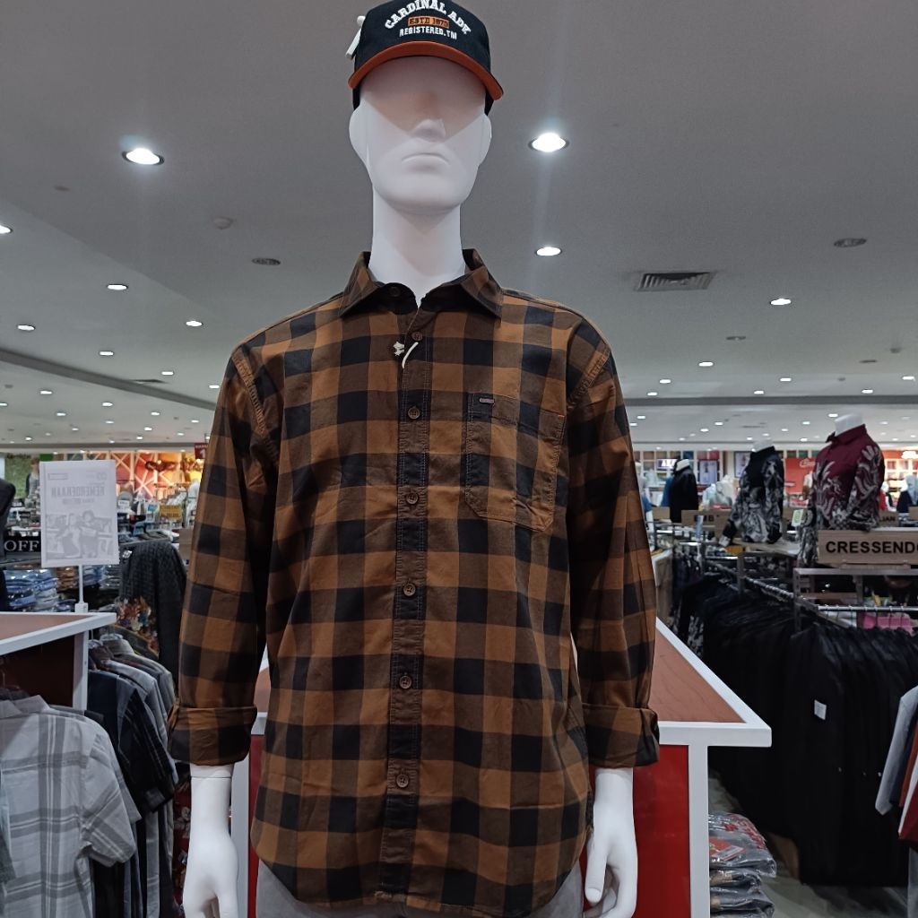 cardinal kemeja casual reguler lengan panjang devisi cardinal casual