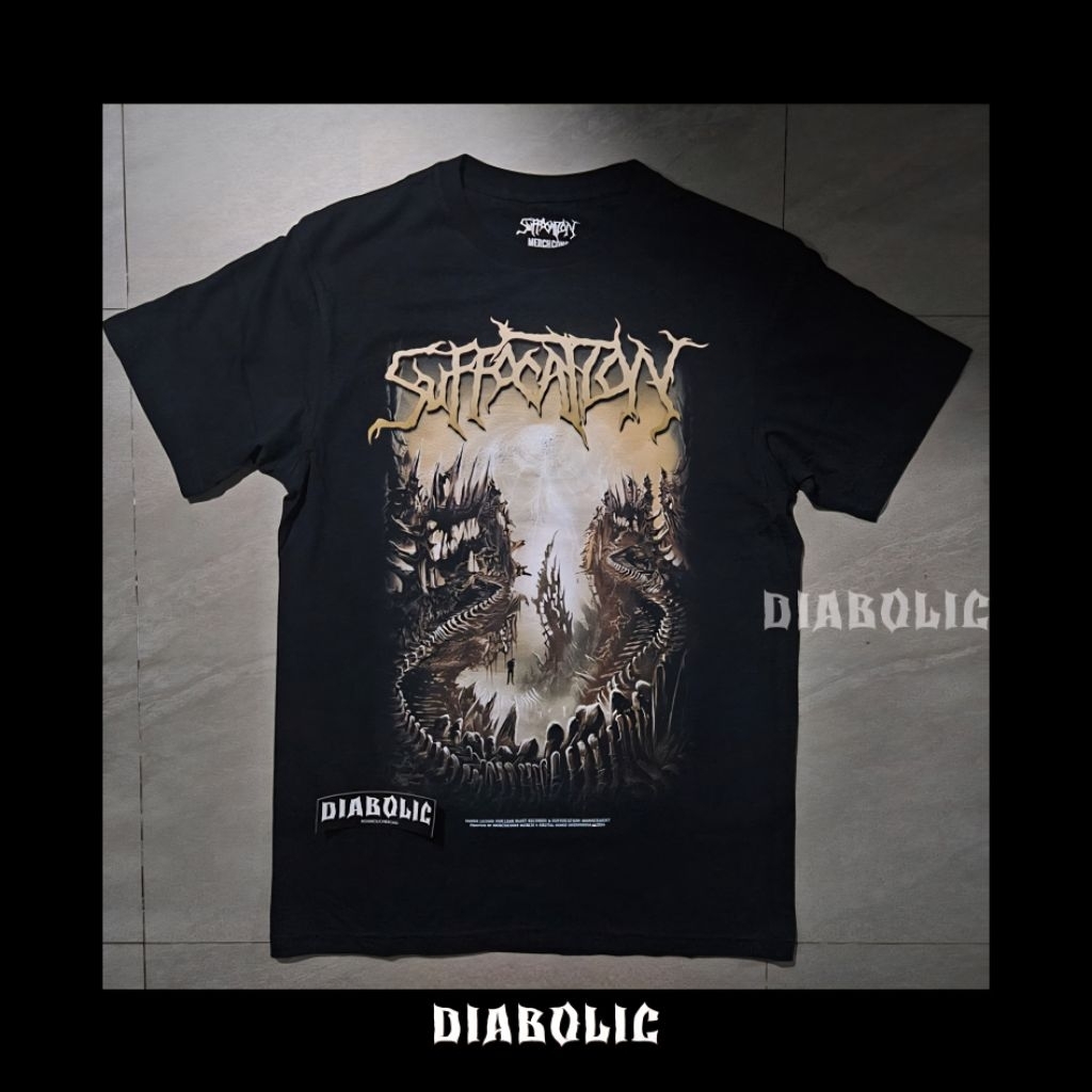 T-SHIRT SUFFOCATION - HYMNS FROM THE APOCRYPHA [BARU - NEW]