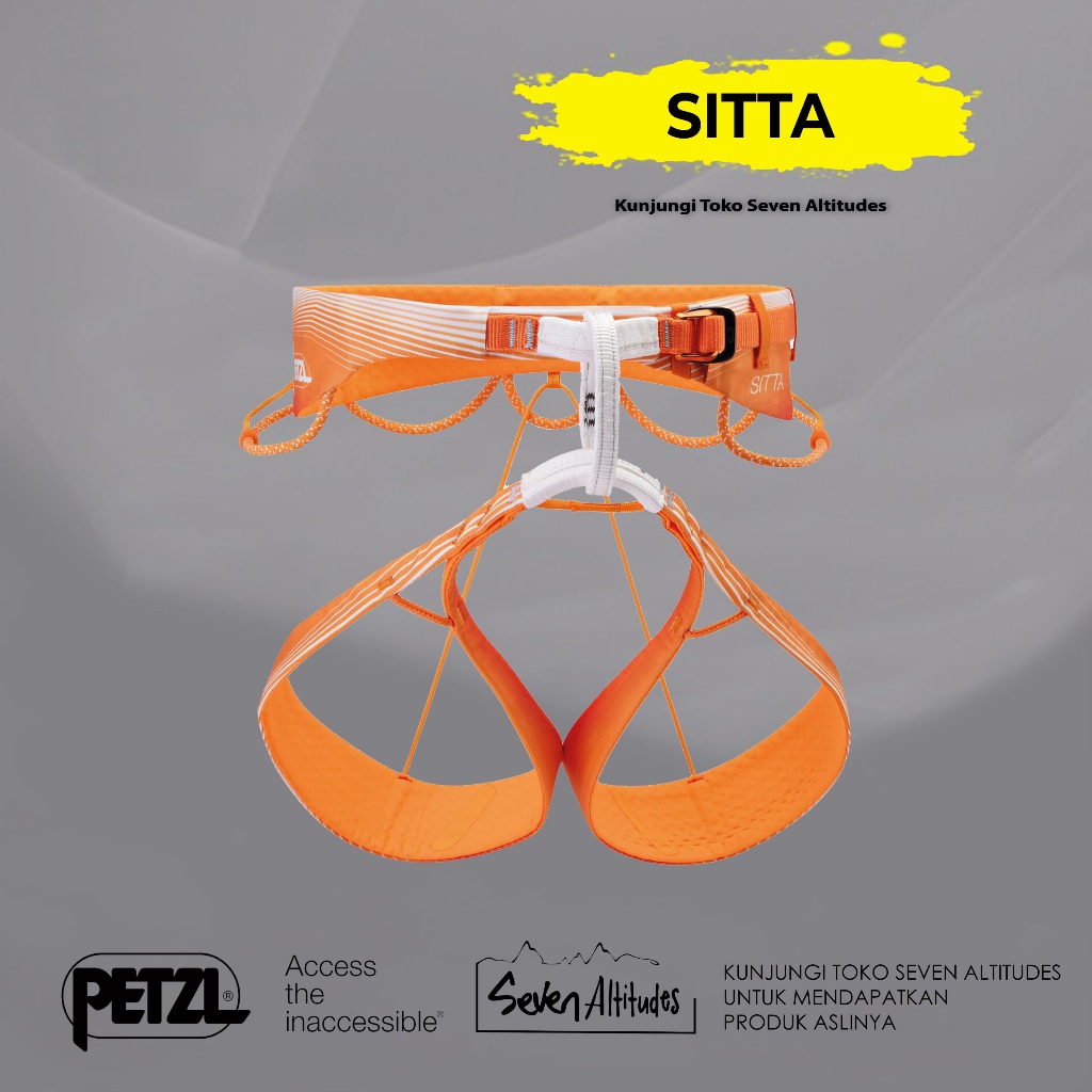 Petzl Harness Sitta Safety Harness for Rock Climbing