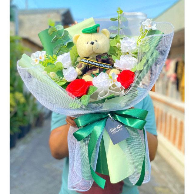 Bakulanku1717 Buket Boneka Profesi / Bucket Pelantikan Polisi Tentara Tni Ad Al Au Dokter Pelaut