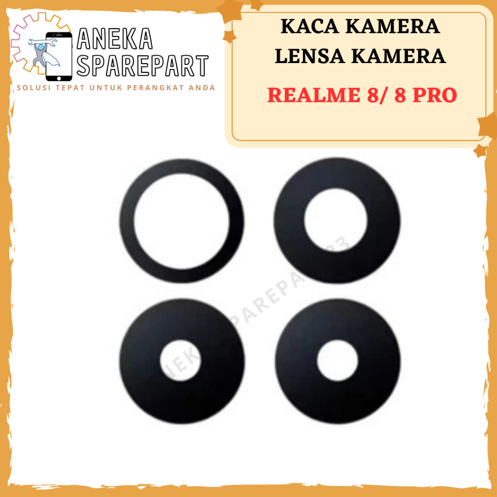 KACA KAMERA - LENSA KAMERA BELAKANG REALME 8 / 8 PRO