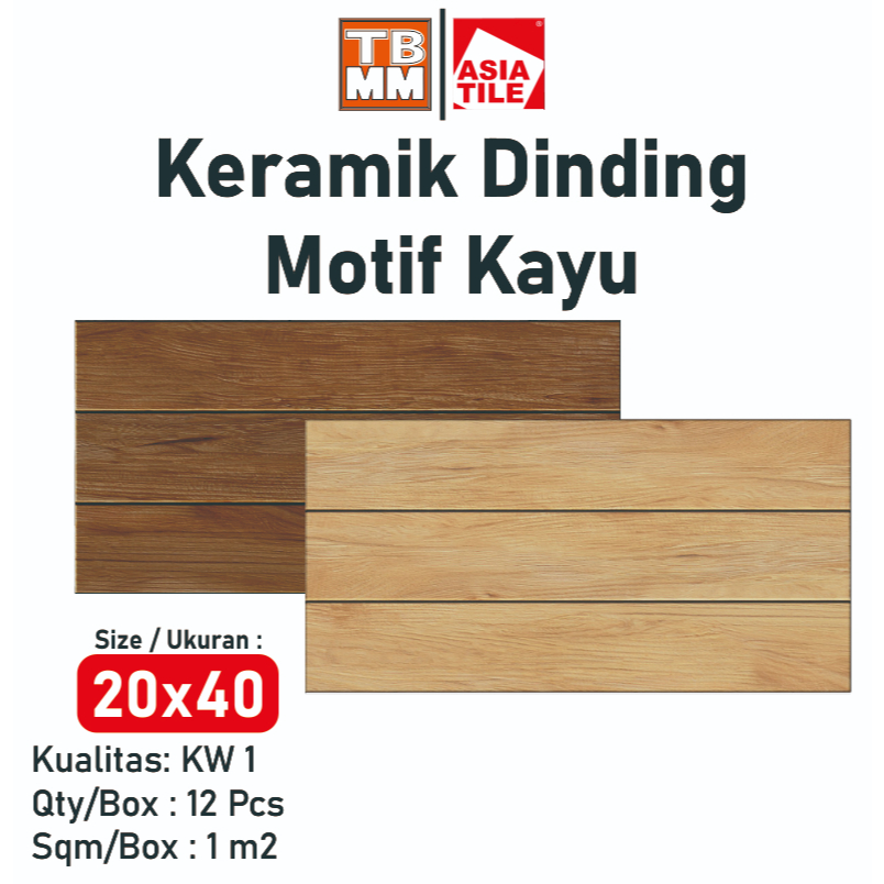 Keramik Dinding Motif Kayu 20x40 / Keramik 20x40 Motif Kayu