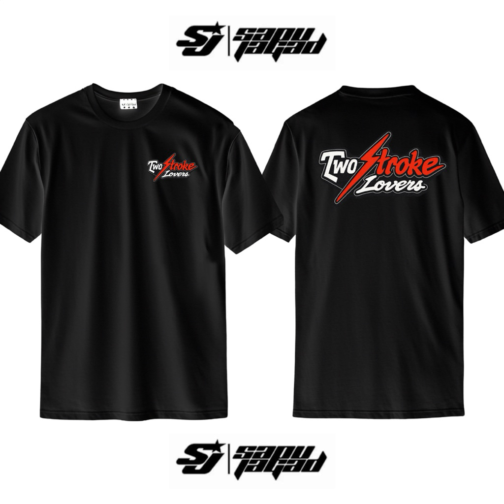Tshirt Kaos Distro Two Stroke Lovers Free Stiker