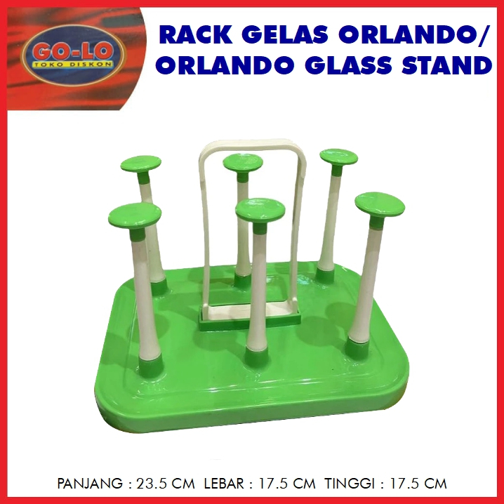 Rack Gelas Orlando/Glass Stand Orlando