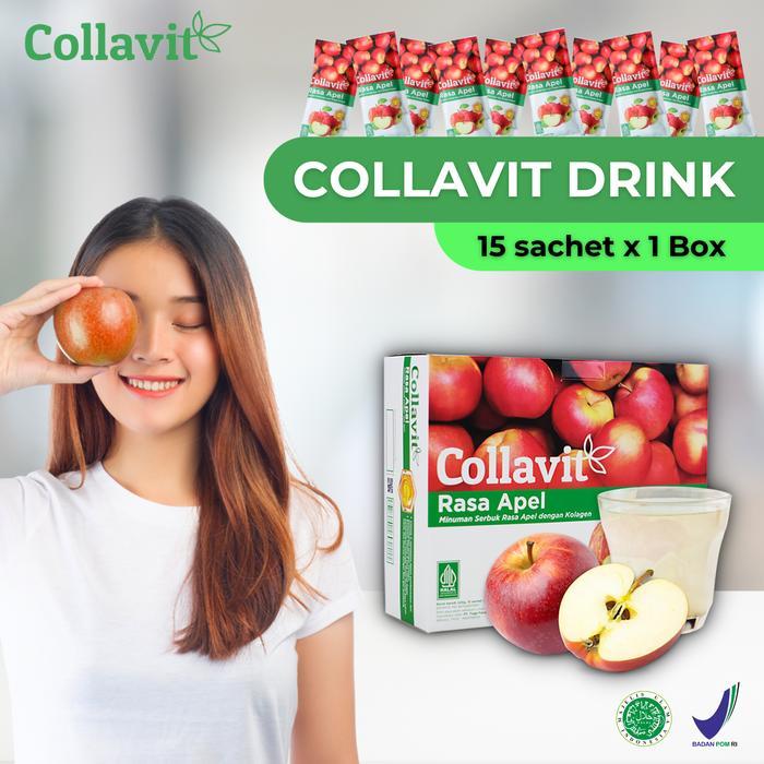 

Collavit Premium Powder Drink | Collavit Minuman Bubuk Rasa Apel