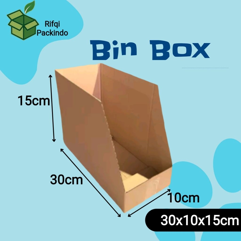 Kardus Arsip Polos Ukuran 30x10x15 / Bin Box / Dus Arsip / Box Arsip / Kotak Arsip / Karton