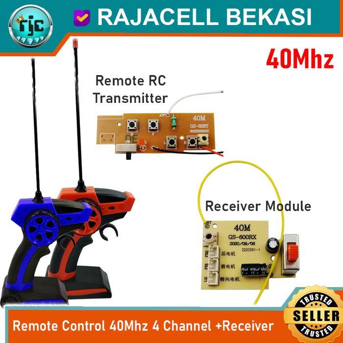 Module PCB Remot Mainan RC Car Remote Control 40Mhz 4Ch GS-828T GS-600RX 40M Universal