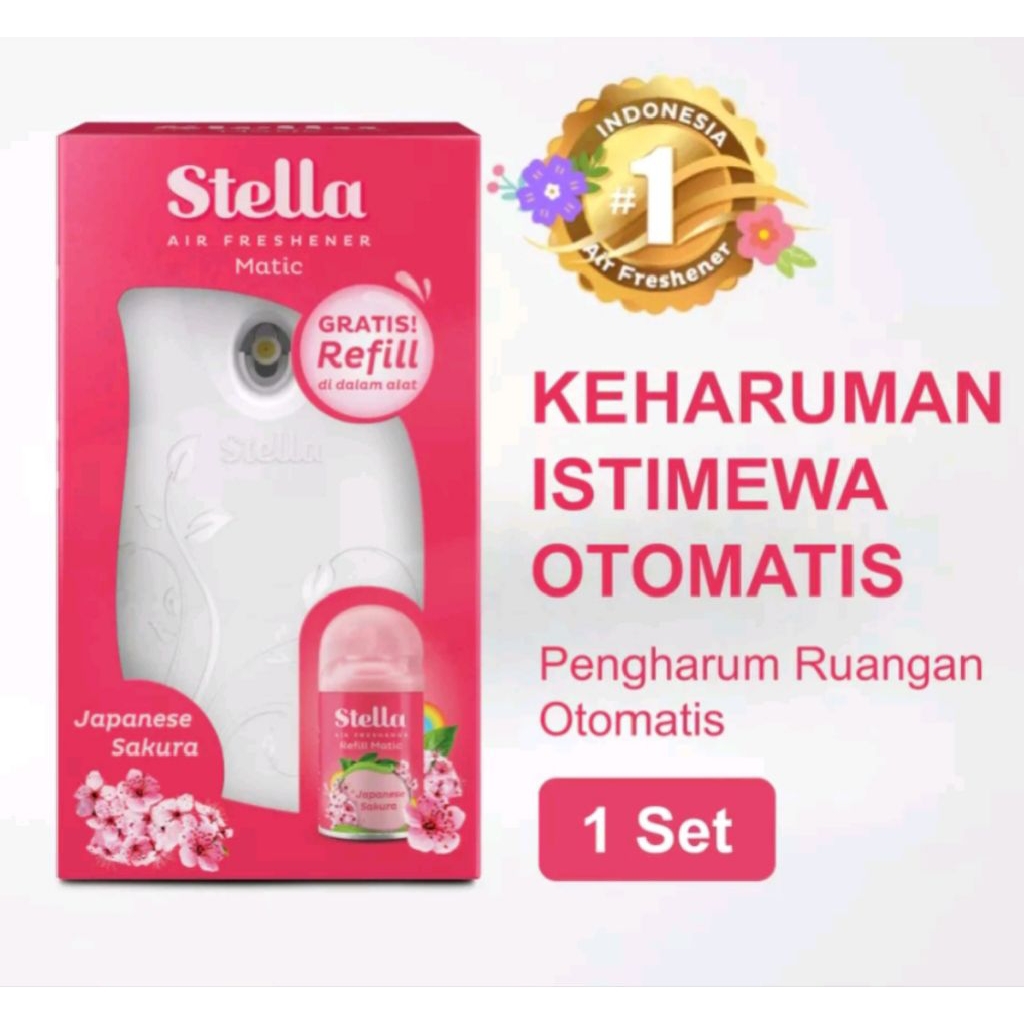 pengharum ruangan 1 set pengharum ruangan otomatis stella