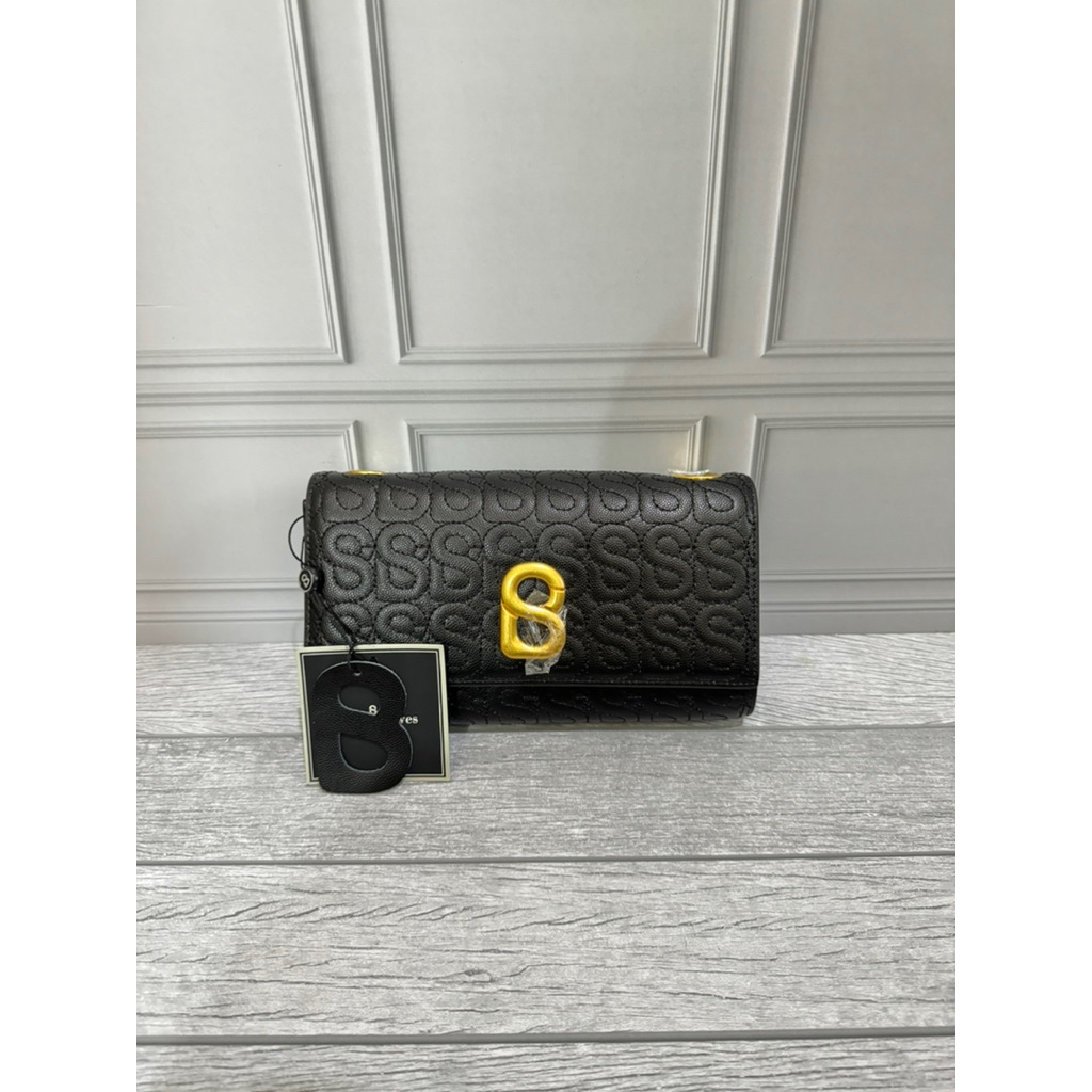 luna leather bag buttonscarves black
