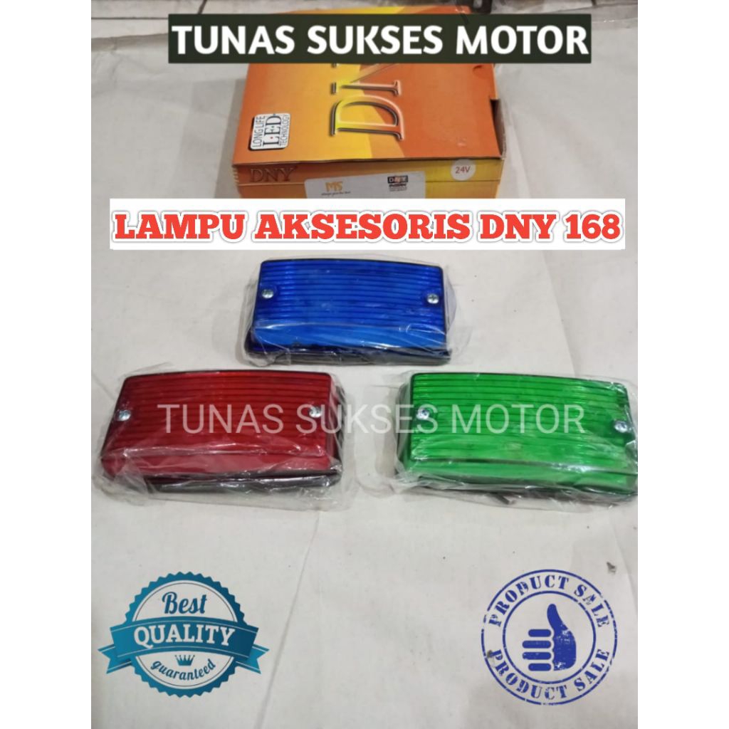 LAMPU AKSESORIS LED 24V UNTUK MOBIL BAK, MOBIL TRUCK DNY-168 BAGUS BERKUALITAS
