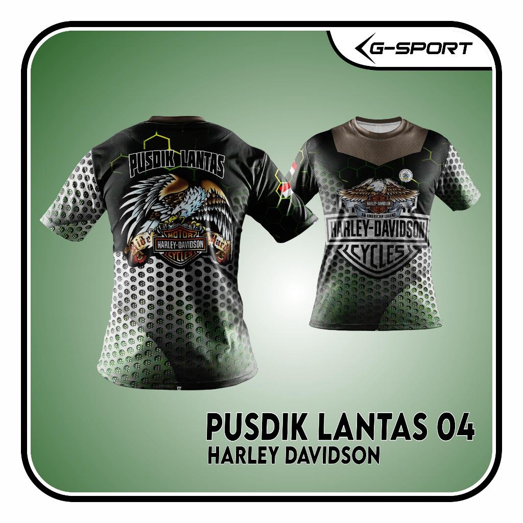 BAJU Jersey Pusdik Lantas #04 baju dalaman dinas polisi polantas polri brimob bisa kustom bahan adem