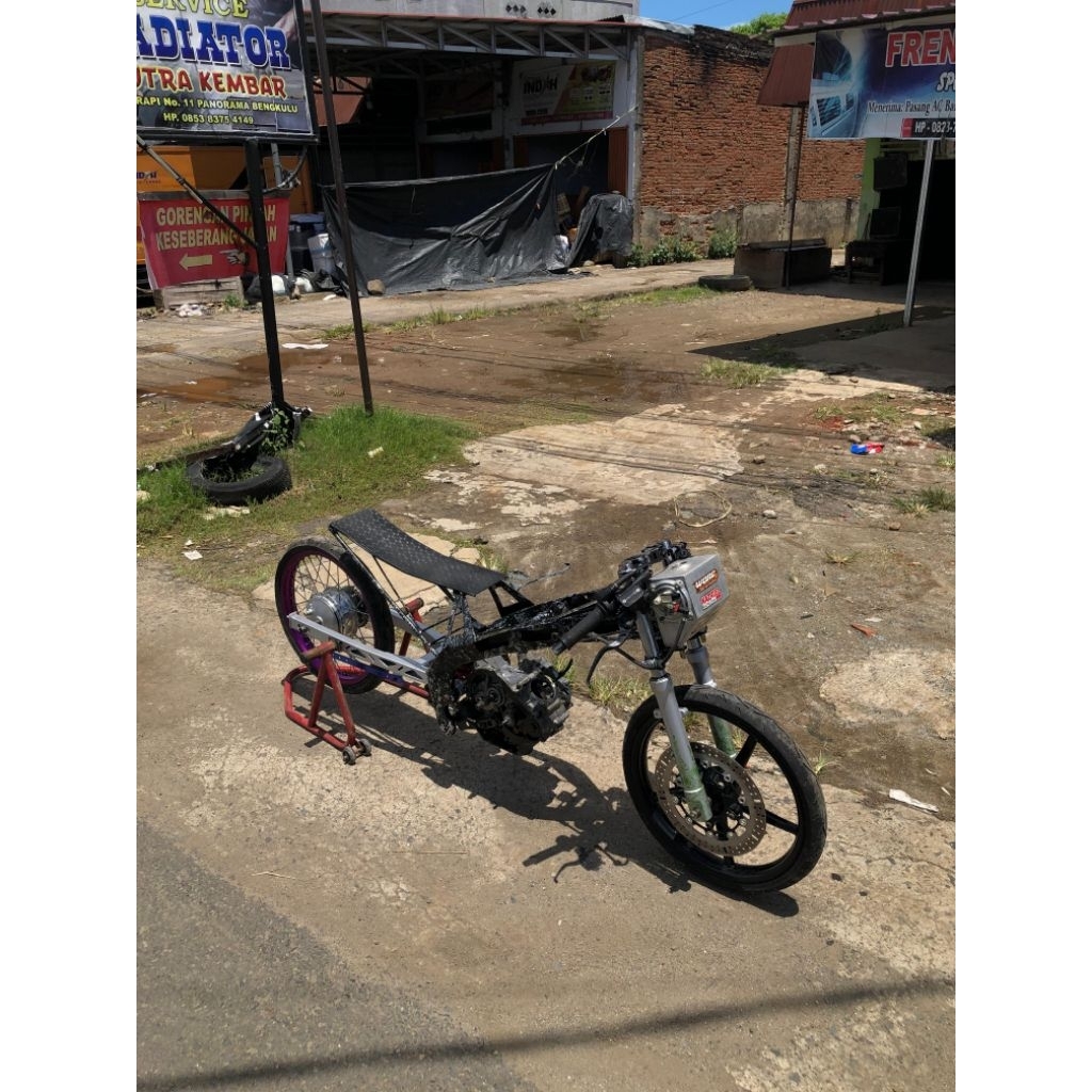 custom rangka sambung & rangka semi drag vixon/mx/fu