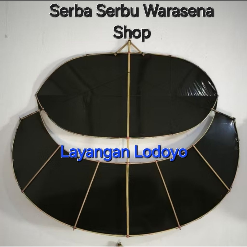Layangan gapangan lodoyo 1 paket dengan sandaran uk 80 cm
