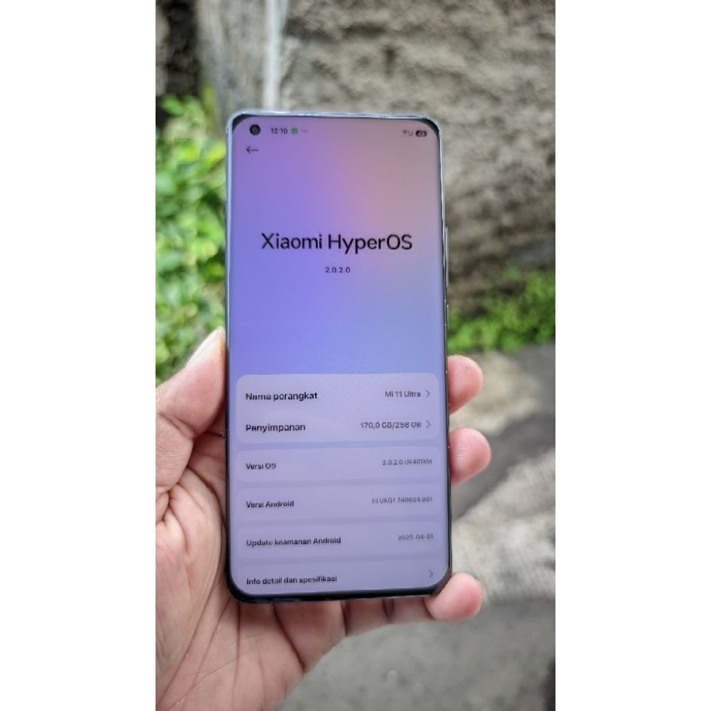 Xiaomi Mi 11 Ultra 12/256 fullset resmi Indonesia