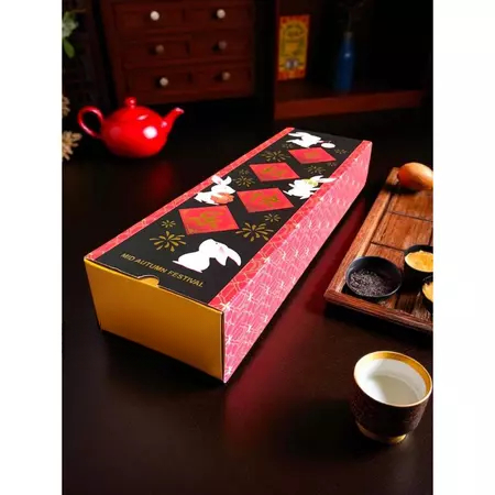 Box Mooncake Panda 5pcs Dus Mooncake 75 gr