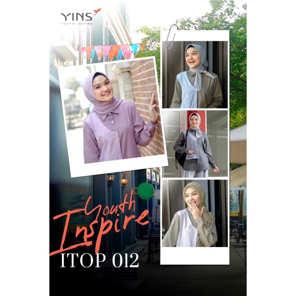 BLOUSE YINS ITOP 012 TERBARU