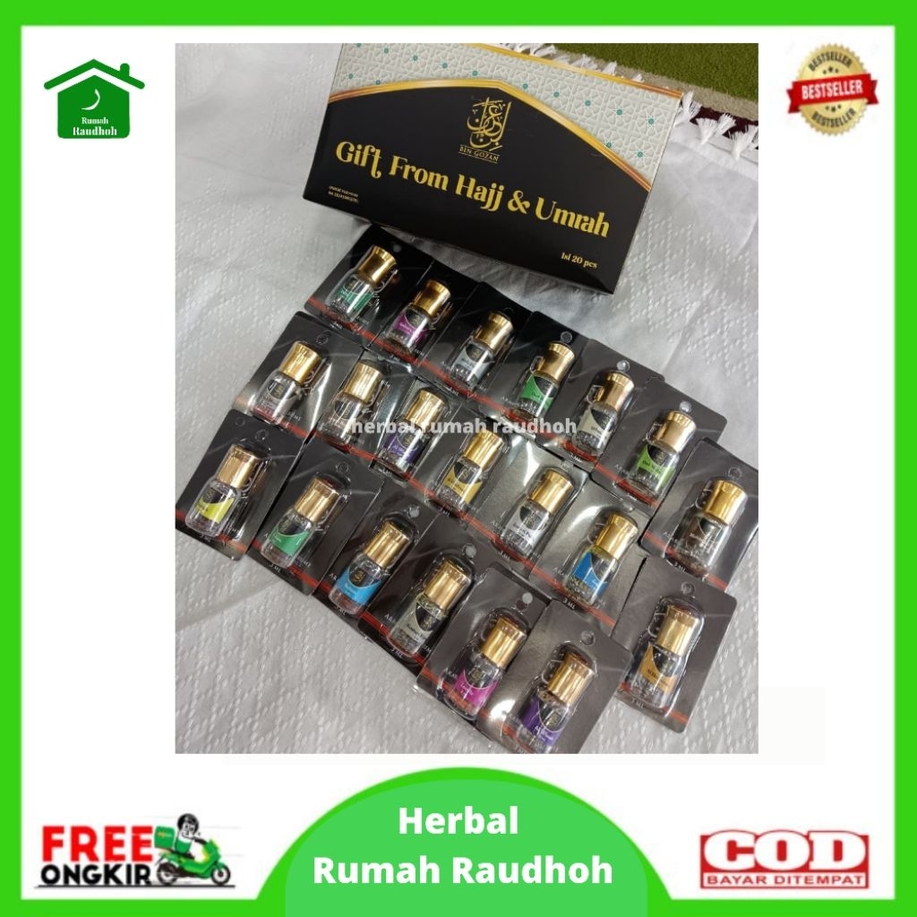 PARFUM ARABIAN NON ALCOHOL ROLL ON  BIN GOZAN ISI 3 ML - GIFT PARFUM FROM HAJI UMROH