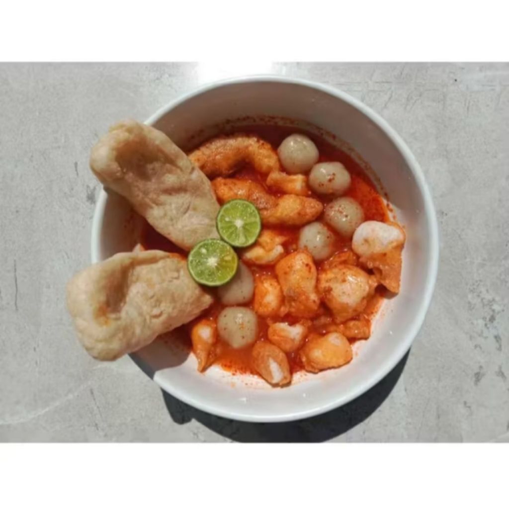 

gratis 1 bungkus /Baso Aci instan kemasan vakum isi 6 butir baso /Baso Aci instan original rasa pedas gurih di jamin mantul harga reseller Minimal beli 5 bungkus gratis 1 bungkus