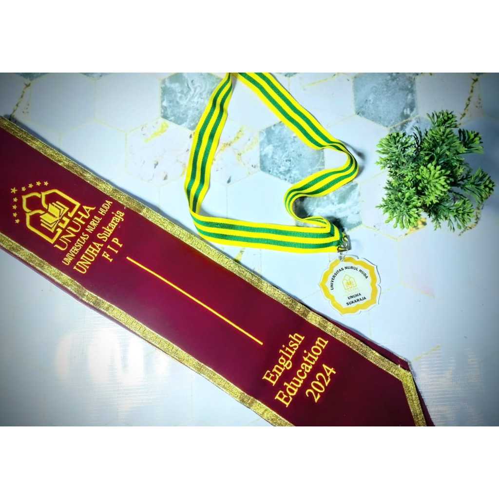 Slempang Wisuda Bordir