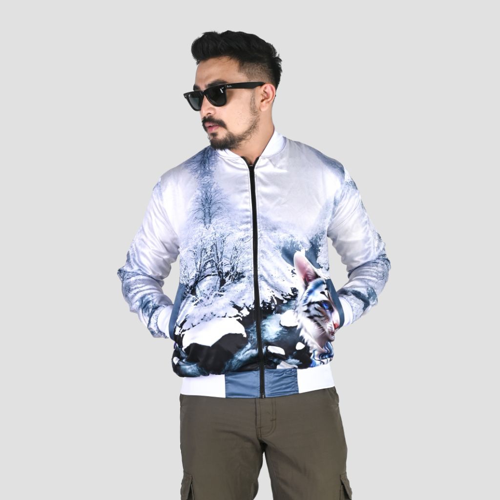 [F2] Jaket Bomber Animal Series Velvet Premium