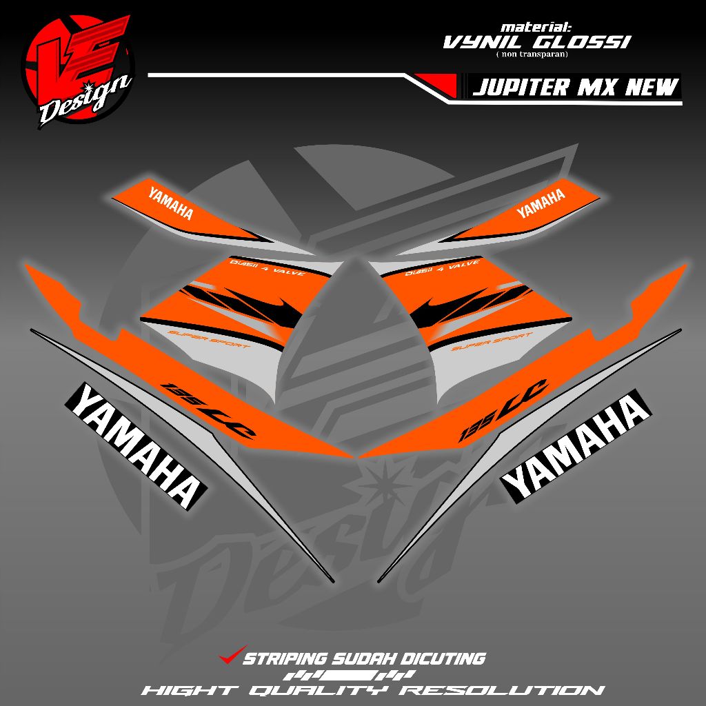 STRIPING JUPITER MX NEW 135 135lc malaysia gp / striping jupiter mx new malaysia style / lc135 / str
