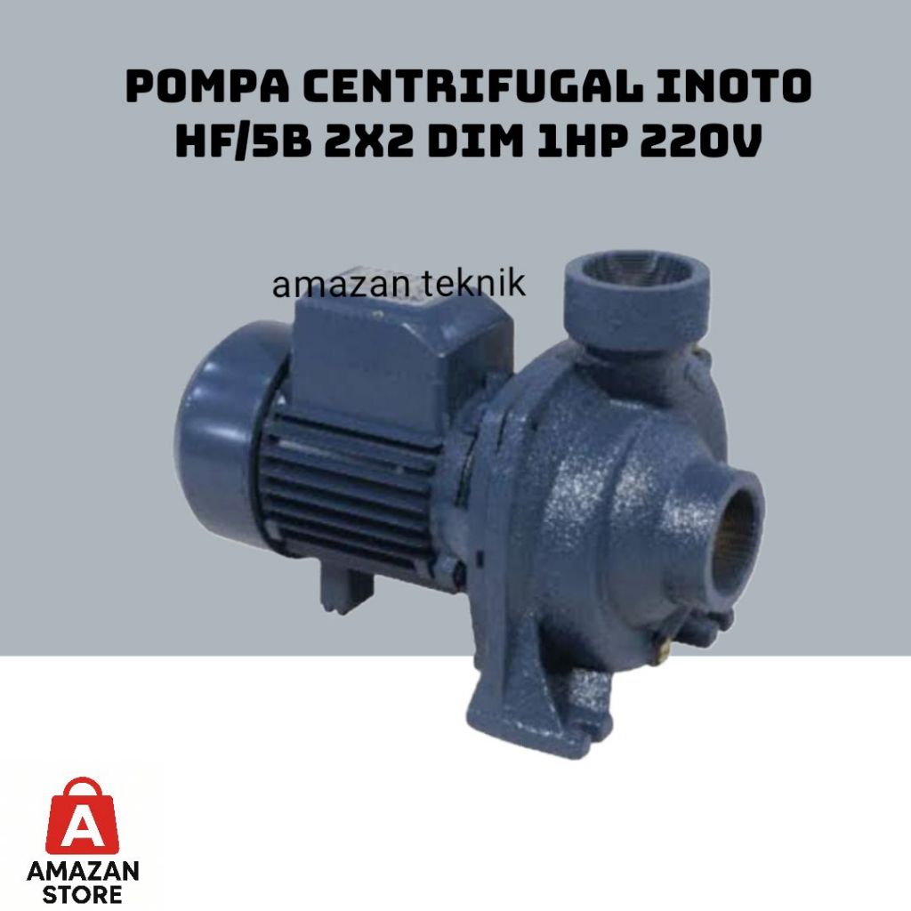 Pompa Centrifugal Inoto HF-5B ( 2" x 2" 1 HP ) Pompa Air Centrifugal Pengairan Sawah
