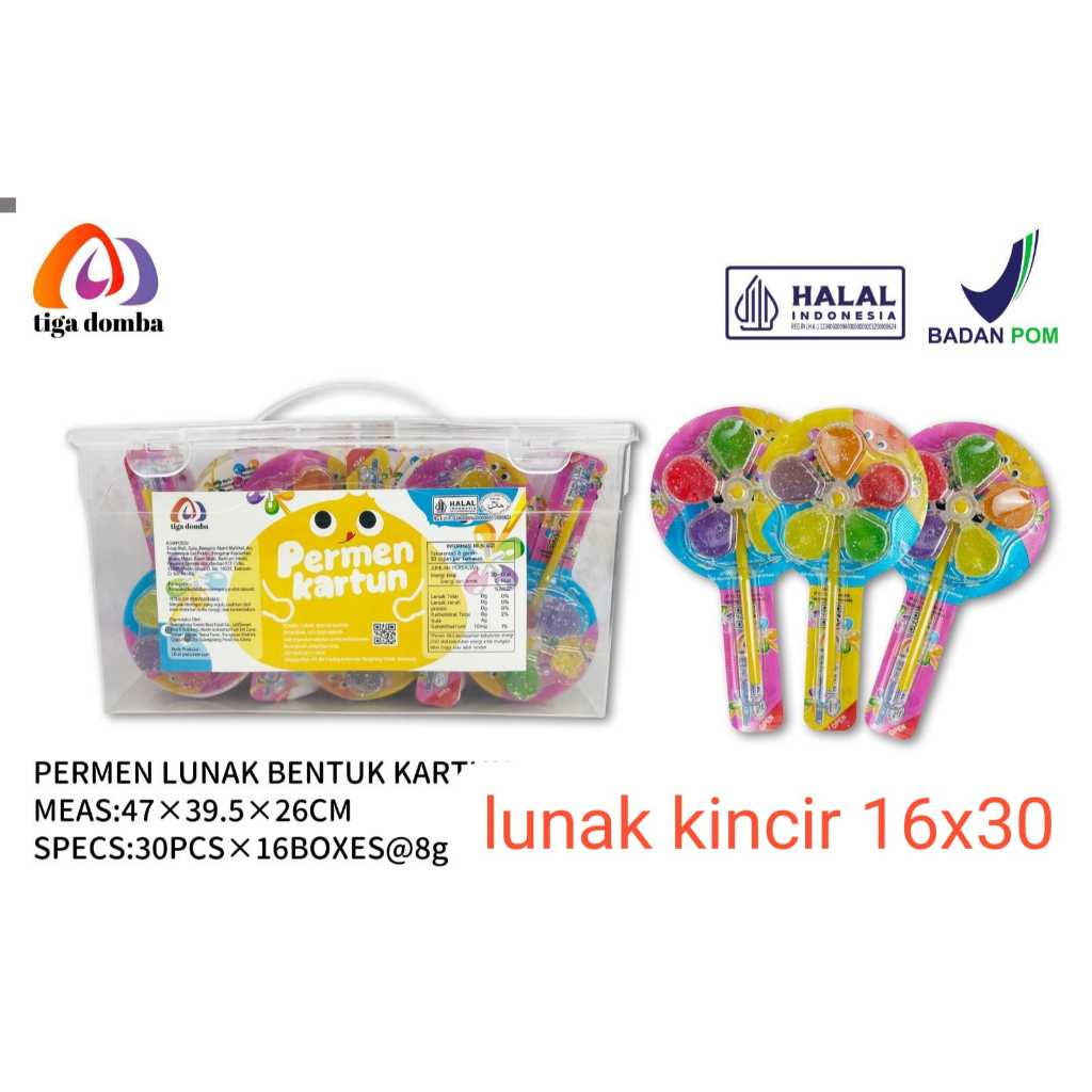 

Permen Lunak Kincir – Manis, Lembut & Seru! I isi 30 Pcs / Box