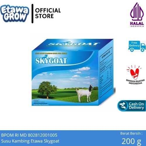 

Susu Kambing Skygoat / Sky Goat Asli Original Kemasan Isi 10 Sachet