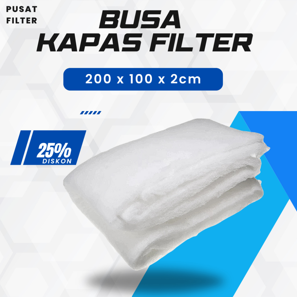 Kapas Filter Aquarium - Saringan Filter Air - Aquarium Hias