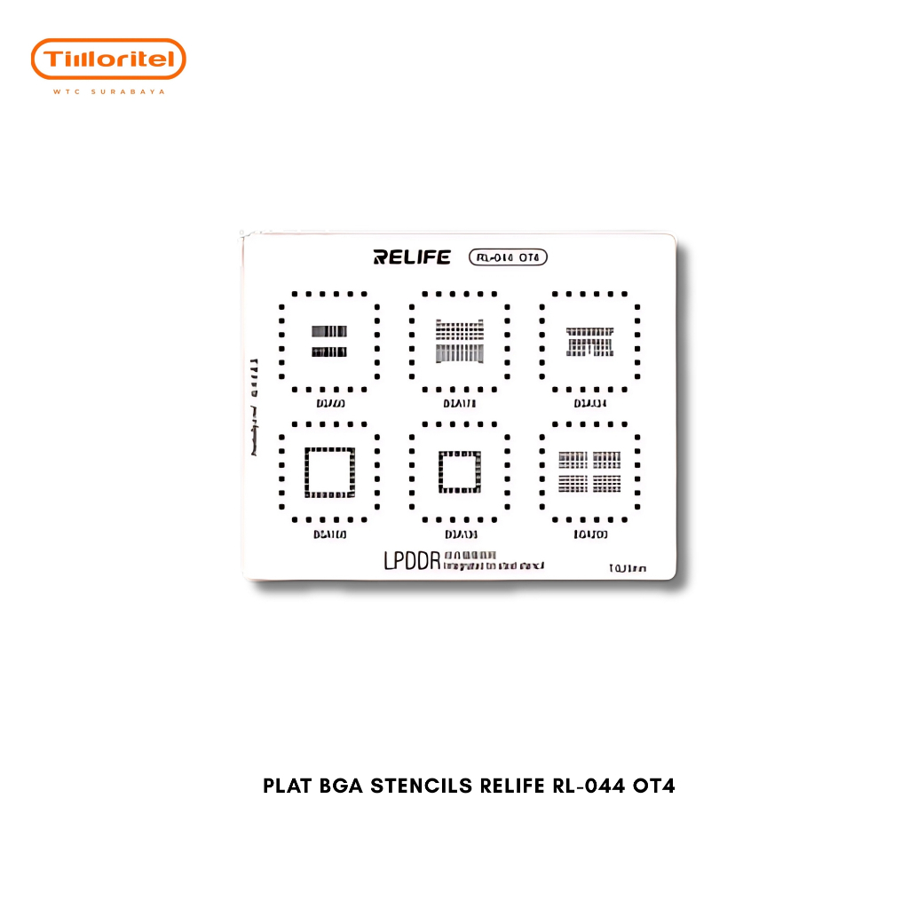 PLAT BGA STENCILS RELIFE RL-044 OT4