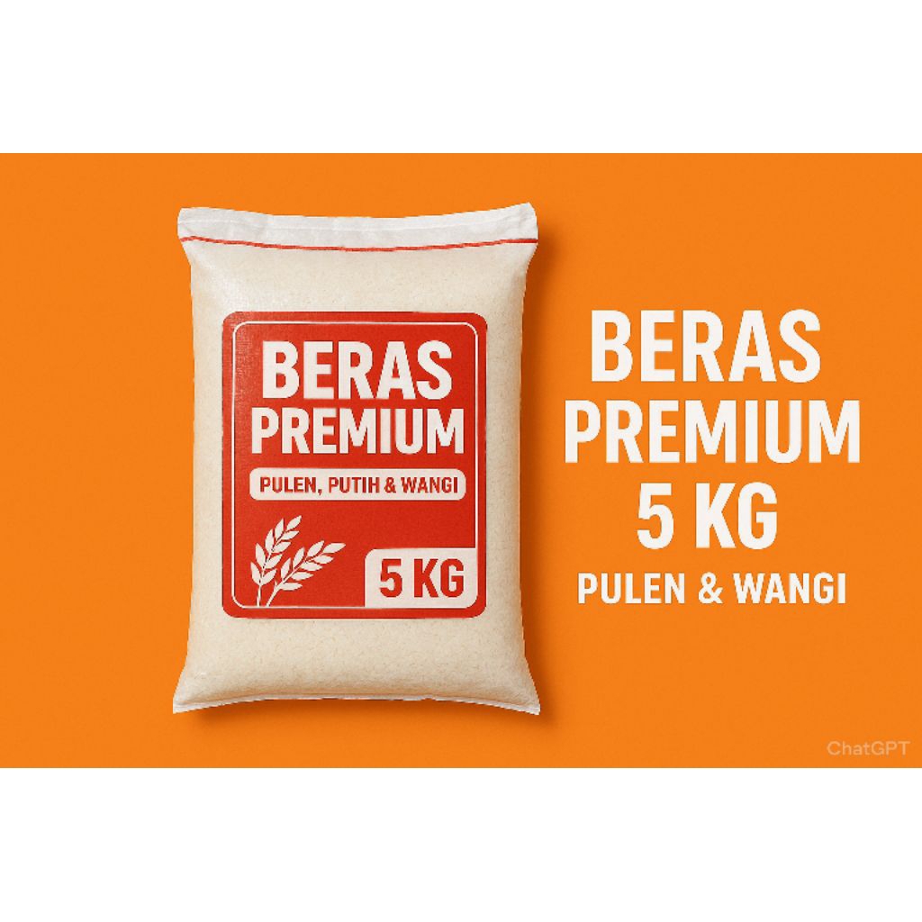

Beras Premium 5 Kg – Pulen, Putih & Wangi