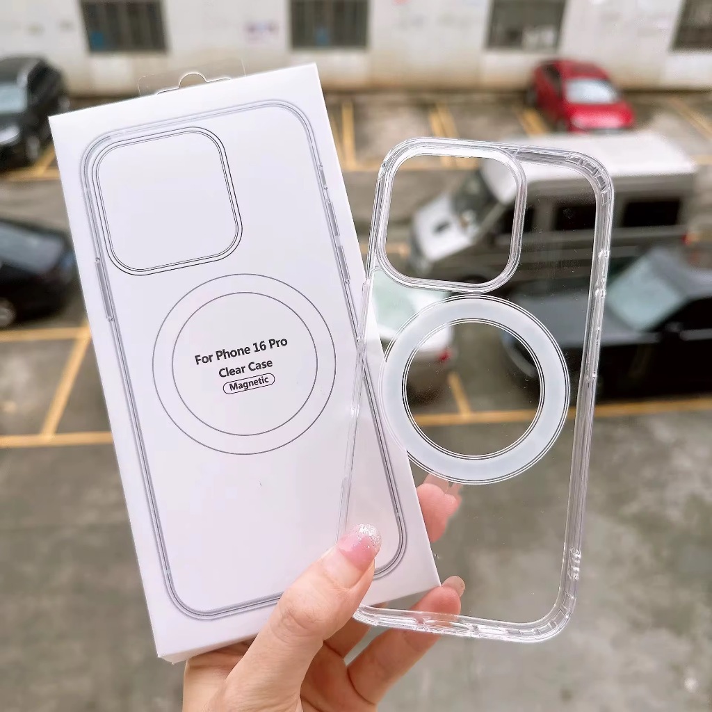 MagSafe iPhone Case Slim Clear Anti-Scratch || MagSafe iPhone Case TPU Anti-Fingerprint