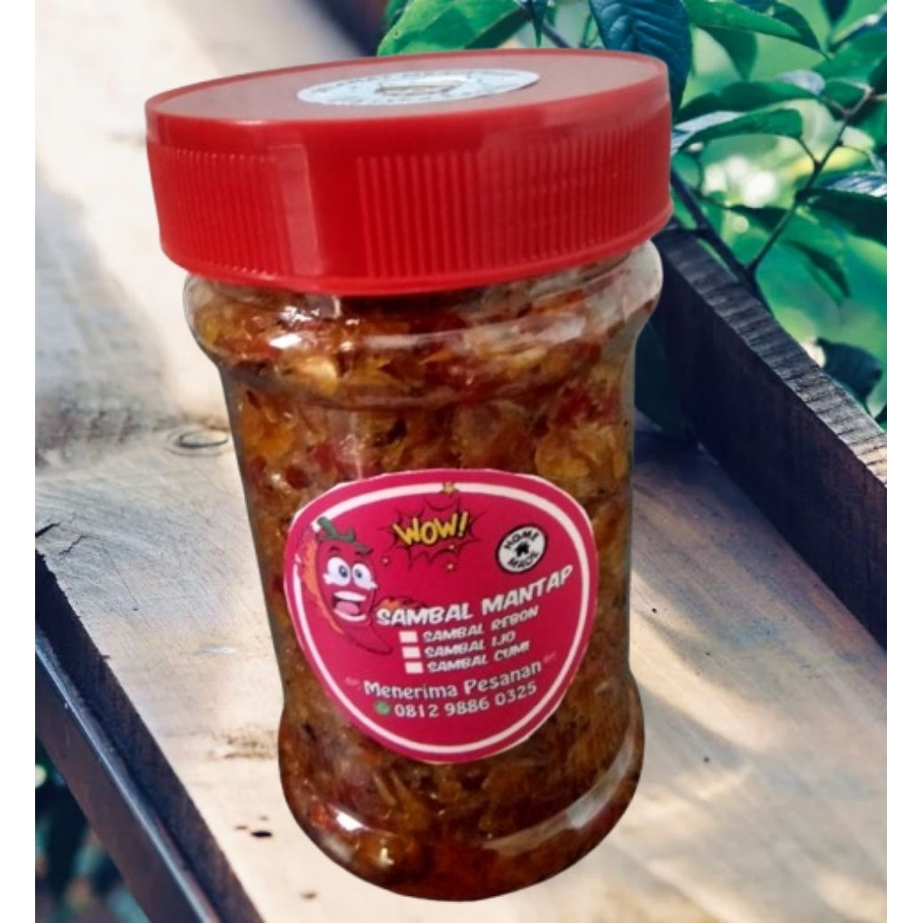

sambal rebon pedas gurih tanpa pengawet