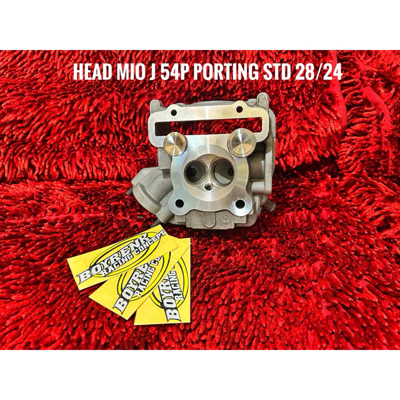 HEAD/KOP MIO-J 54P RACING- UKURAN KLEP 27/23 - 28/24 - 29/24 - 30/25 - BOYRENK RACING CONCEPT