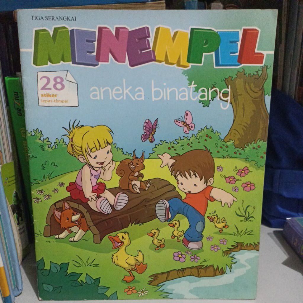 buku menempel aneka binatang - 28 stiker