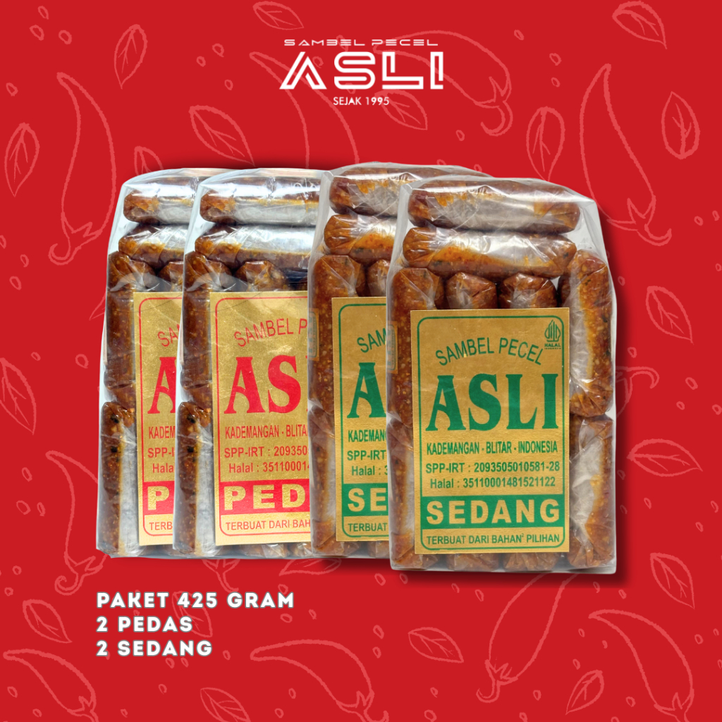 

Paket sambel 425gram hemat pedas sedang