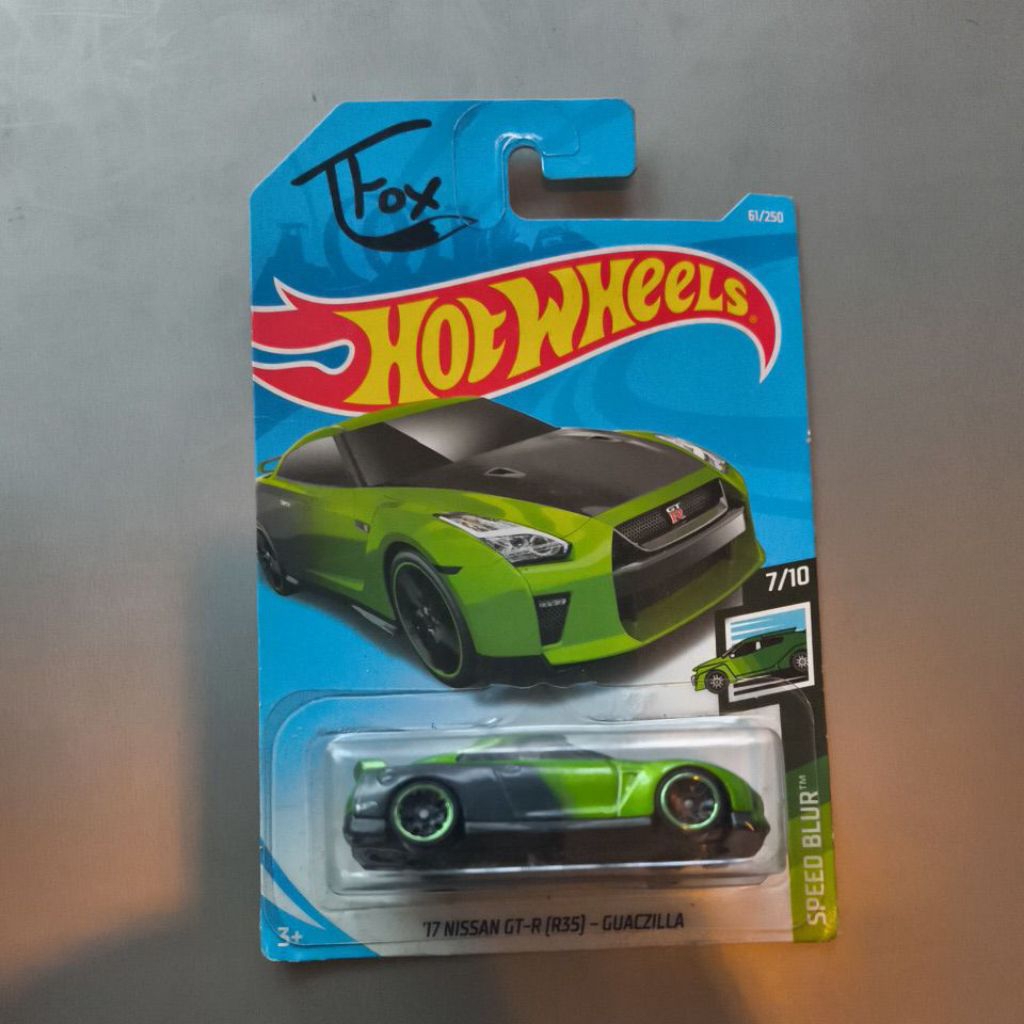 Hot Wheels 17 Nissan GTR R35 Guaczilla Tfox