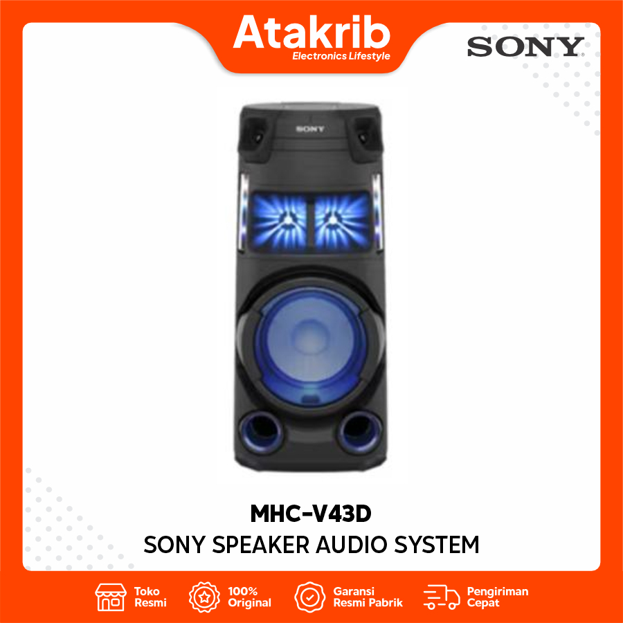 SONY MINI COMPO MHC-V43D With Bluetooth Hifi Speaker Audio Speaker