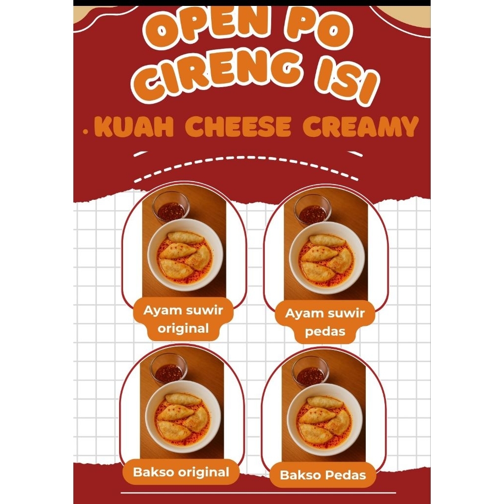 

cireng kuah /cireng non kuah