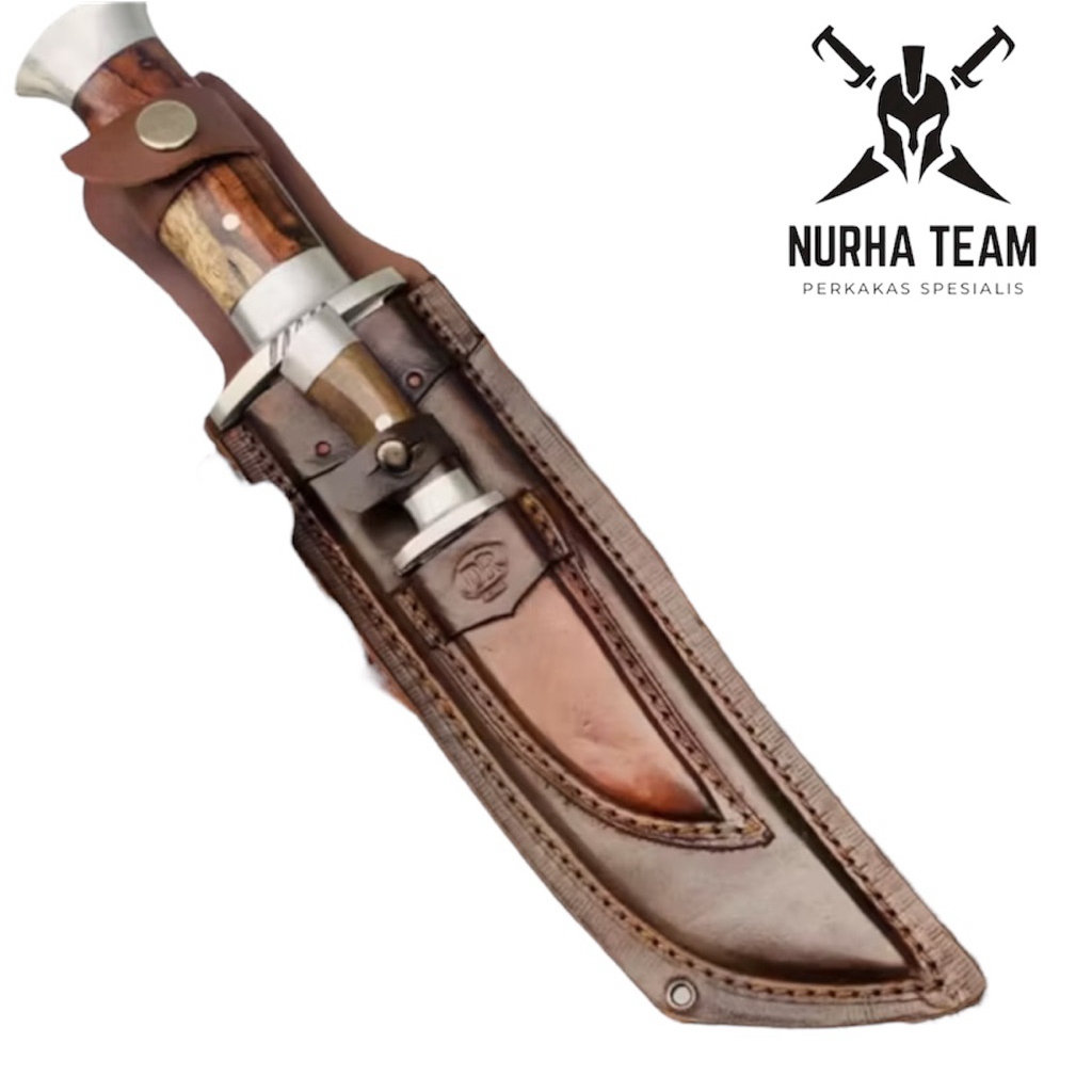 Pisau Rambo Raja Pisau UWA HAJI | Pisau Camping & Survival Baja Per 100%